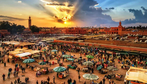 From Koutoubia Minarets to the Buzz of Jemaa el-Fnaa: Marrakech Captivates the Hearts of 'Tiranjas Lions' and African Visitors