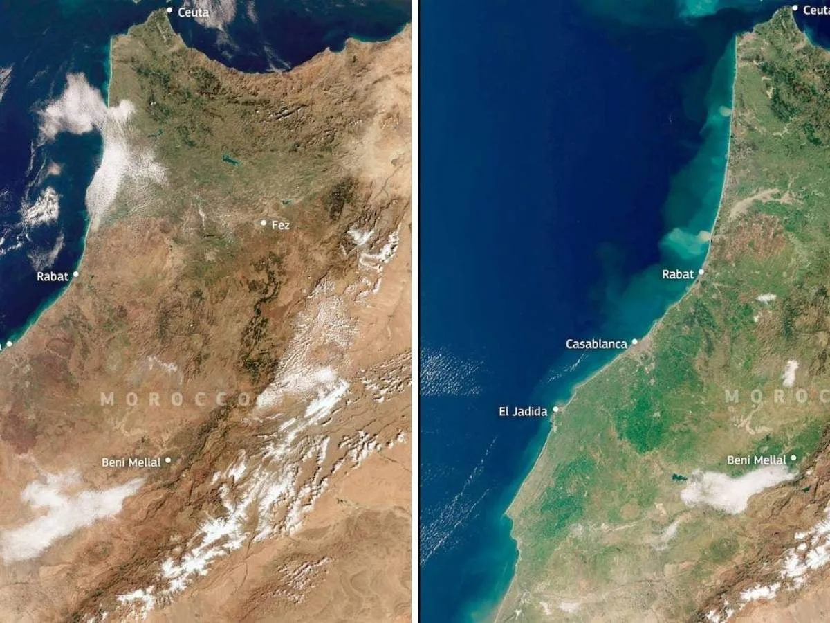Morocco's Landscape Transformation: A Remarkable Recovery After Years of Drought