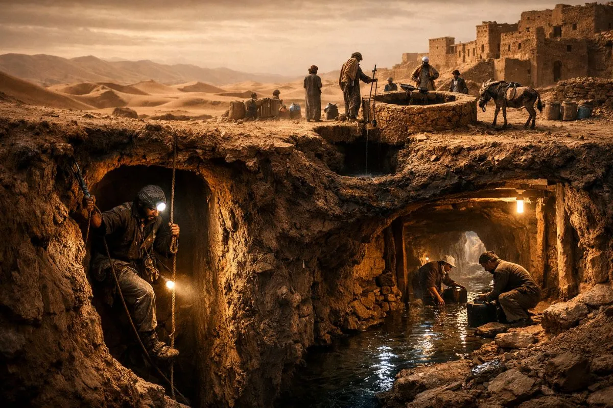 The Vital Role of Qanats in the Moroccan Desert: A Community's Lifeline