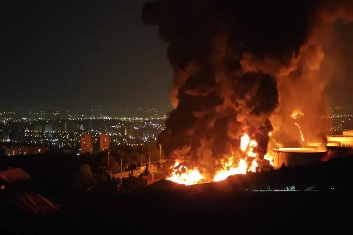 Air Strike Hits Rabat-Karim Industrial Zone Near Tehran