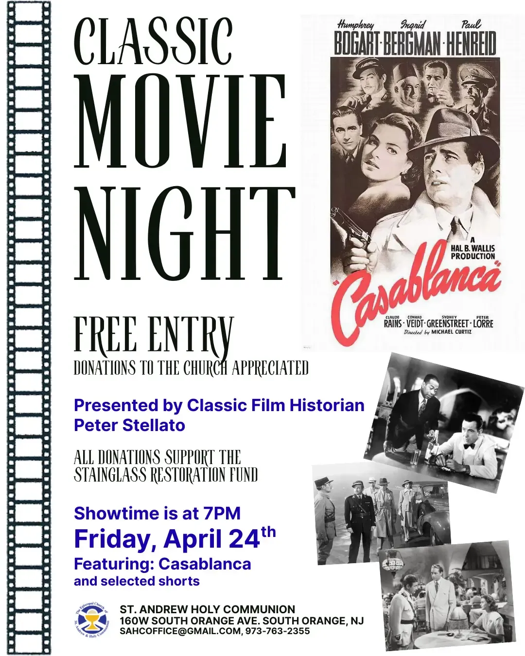 Join Us for a Classic Movie Night Featuring 'Casablanca'