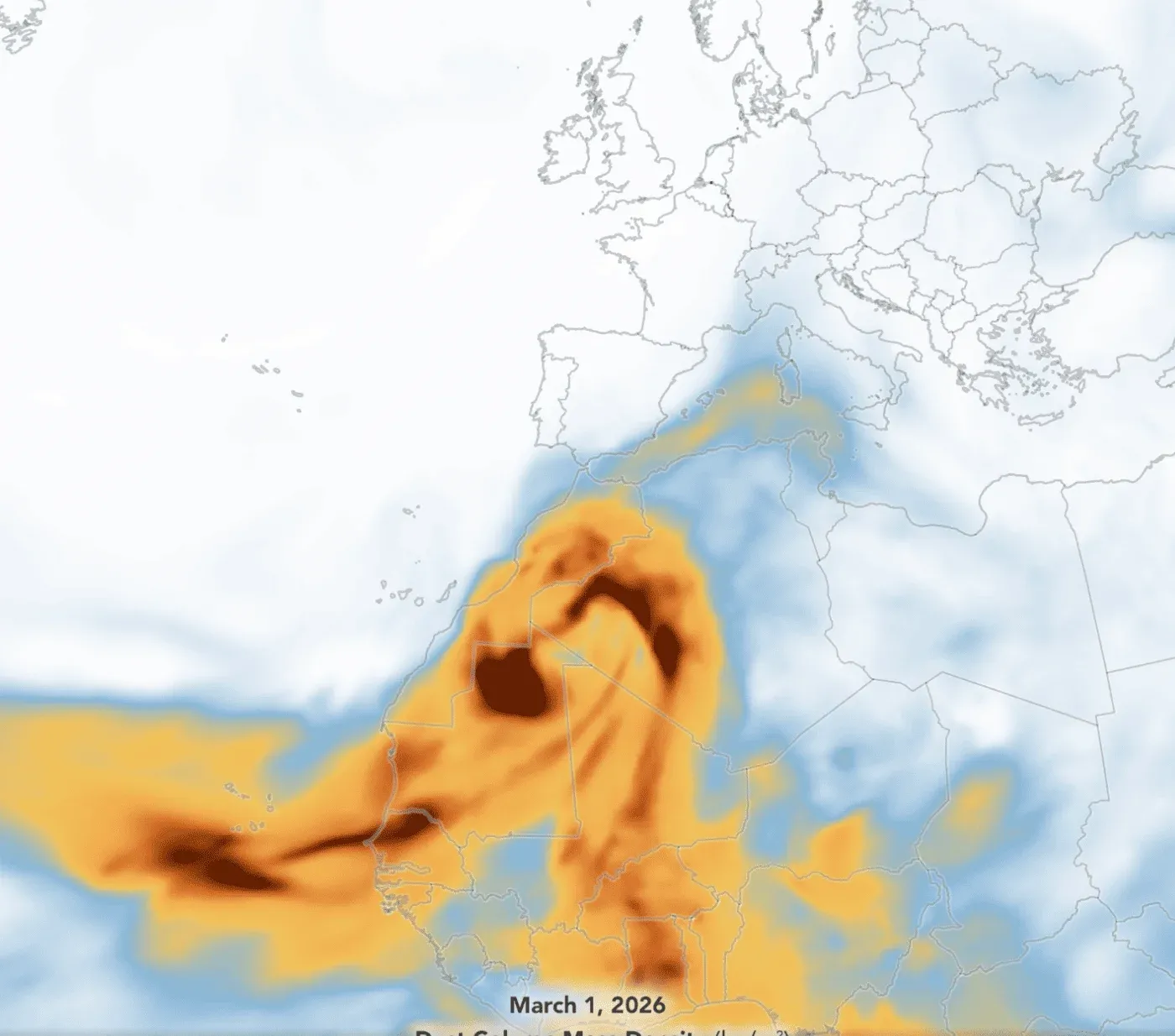 Saharan Dust Storms Impact Europe: A March Phenomenon