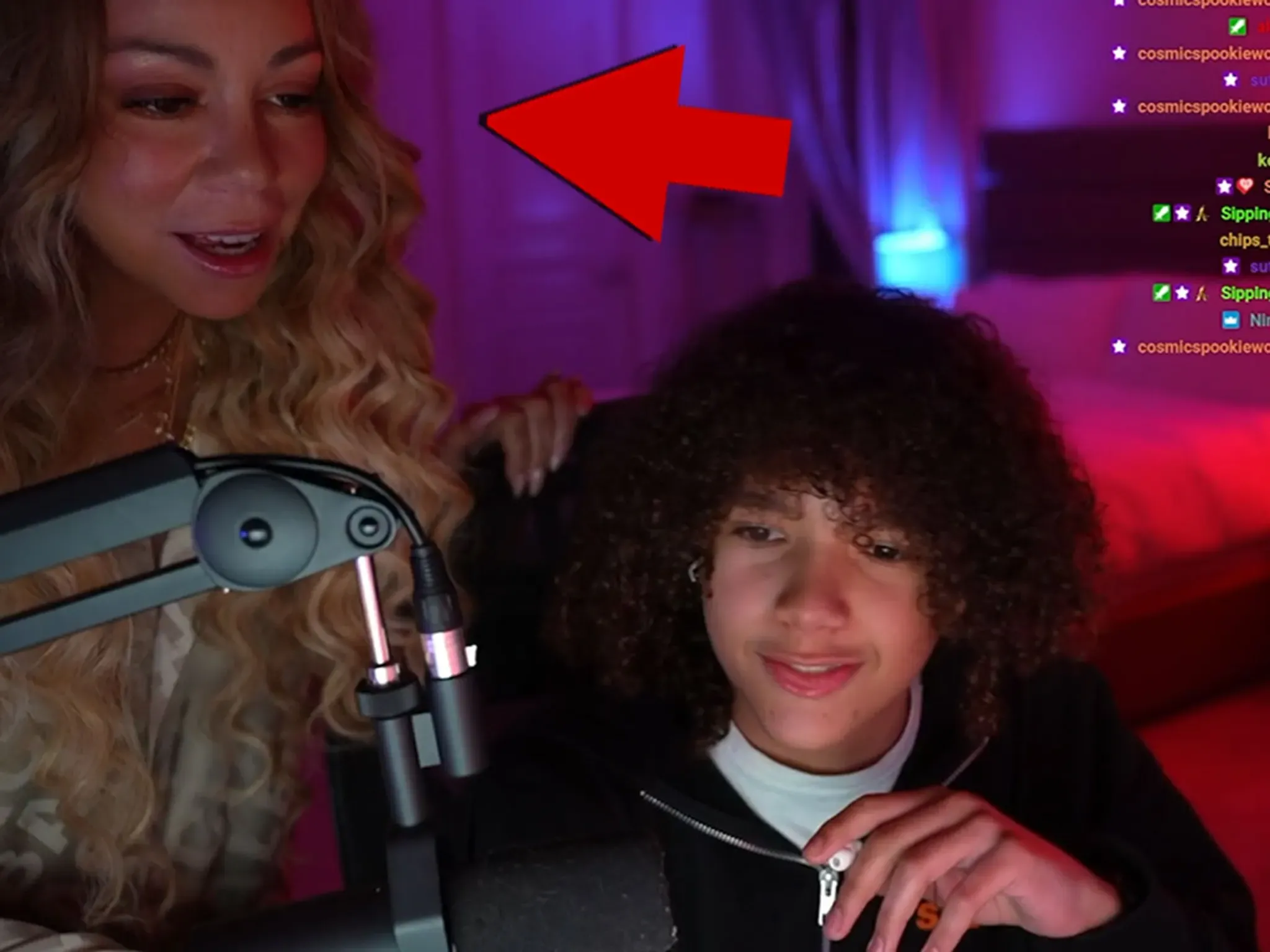 Mariah Carey Surprises Son's Twitch Stream with Heartfelt Message