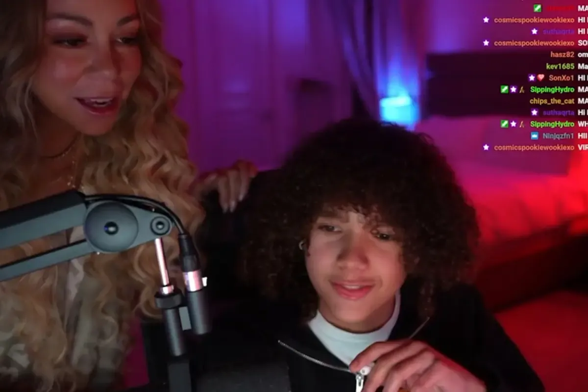 Mariah Carey’s Surprise Appearance on Son's Twitch Stream Leaves Him Blushing