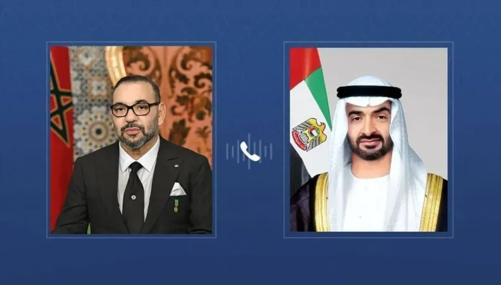 UAE President and Moroccan King Discuss Regional Developments in a Phone Call