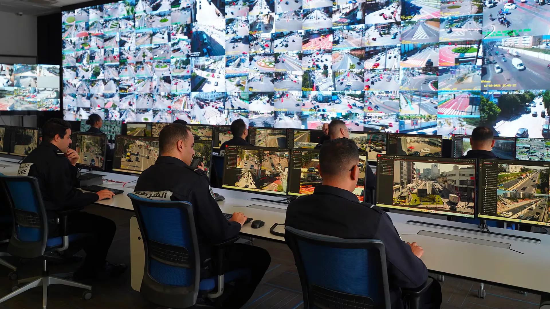 How Casablanca's Central Command Post Monitors Traffic During Ramadan