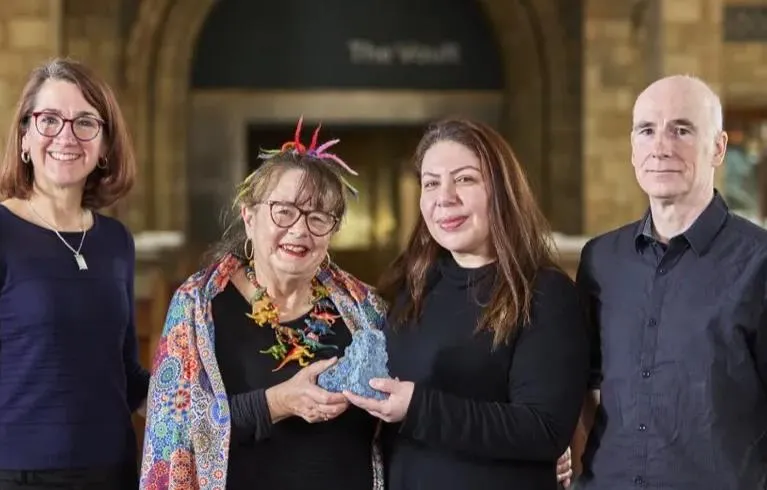Mysterious Blue Mineral Returns to London’s Natural History Museum After 30 Years