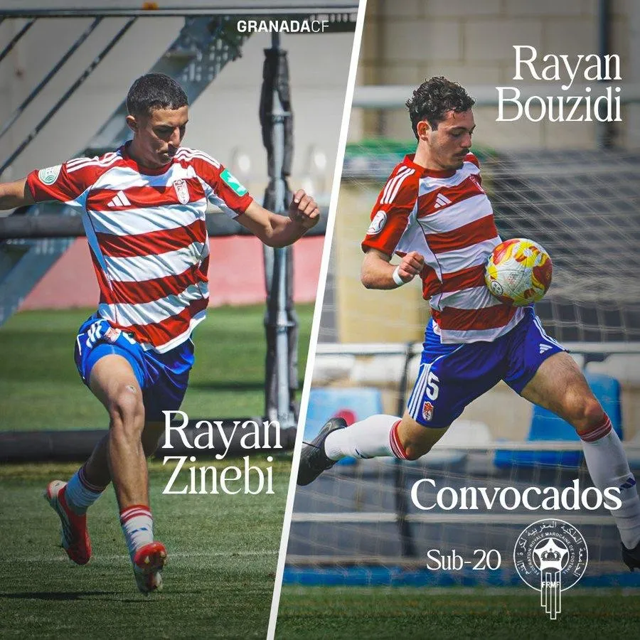 Moroccan National Teams Call Up Young Talents from Granada CF Academy