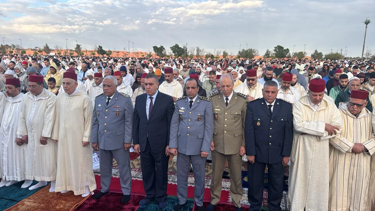 Thousands Gather for Eid al-Fitr Prayer in Marrakech