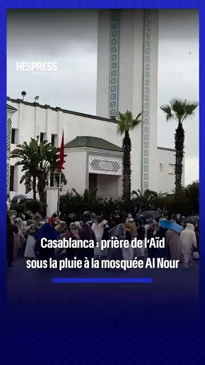 Eid Prayers in Casablanca: A Rainy Day at Al Nour Mosque
