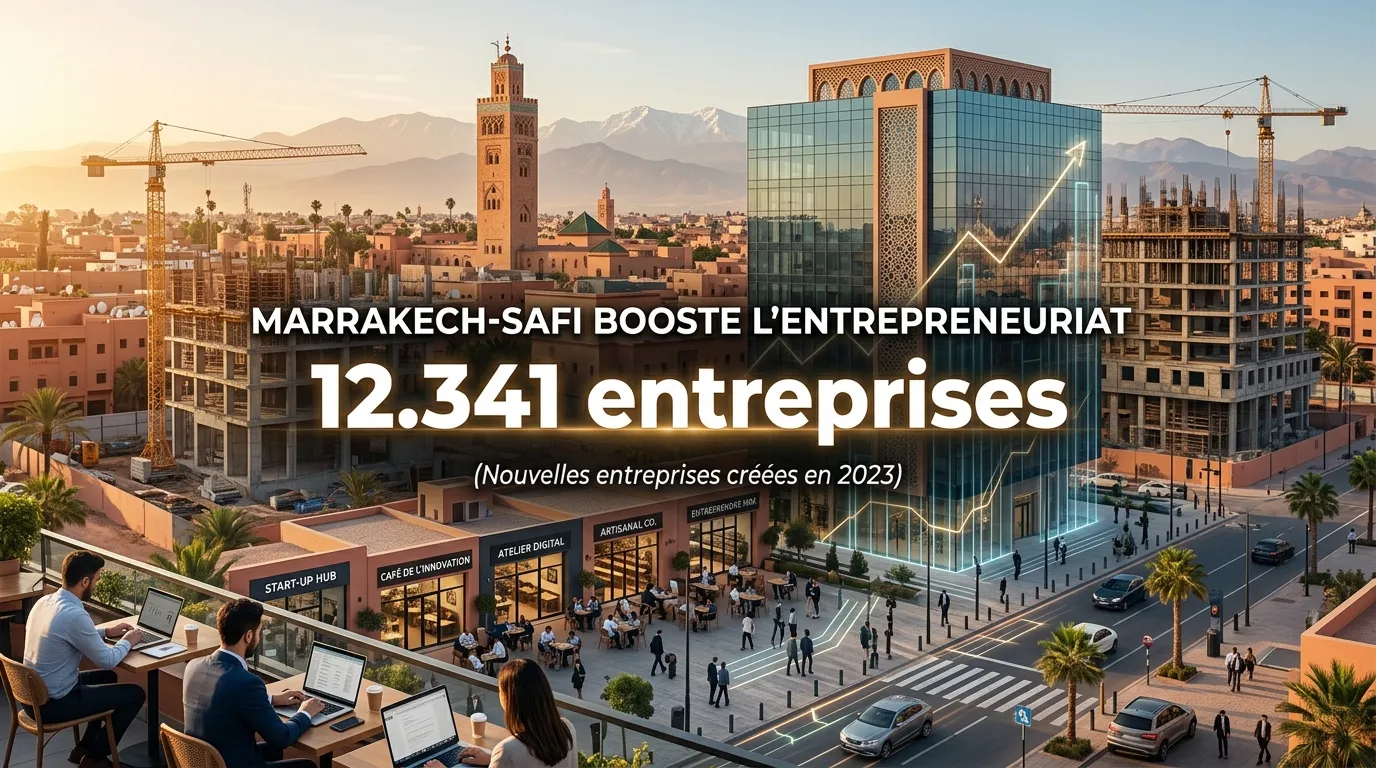 Marrakech-Safi: A Surge of 12,341 New Enterprises Established in 2025