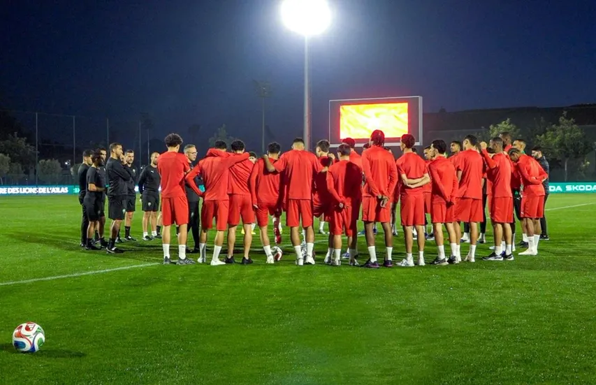 Moroccan National Team Conducts Final Training Session Before Traveling to Spain for Ecuador Match