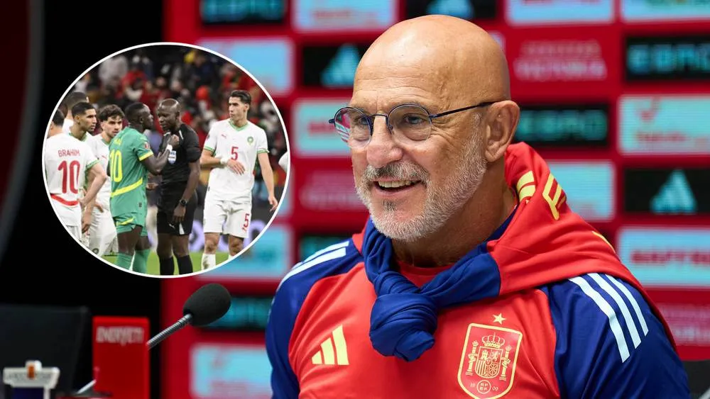 Luis de la Fuente Comments on CAF's Decision to Award Morocco the AFCON Title