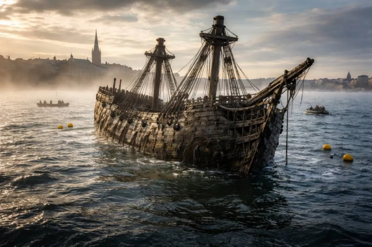 Swedish Warship Resurfaces After 400 Years Beneath the Baltic Sea