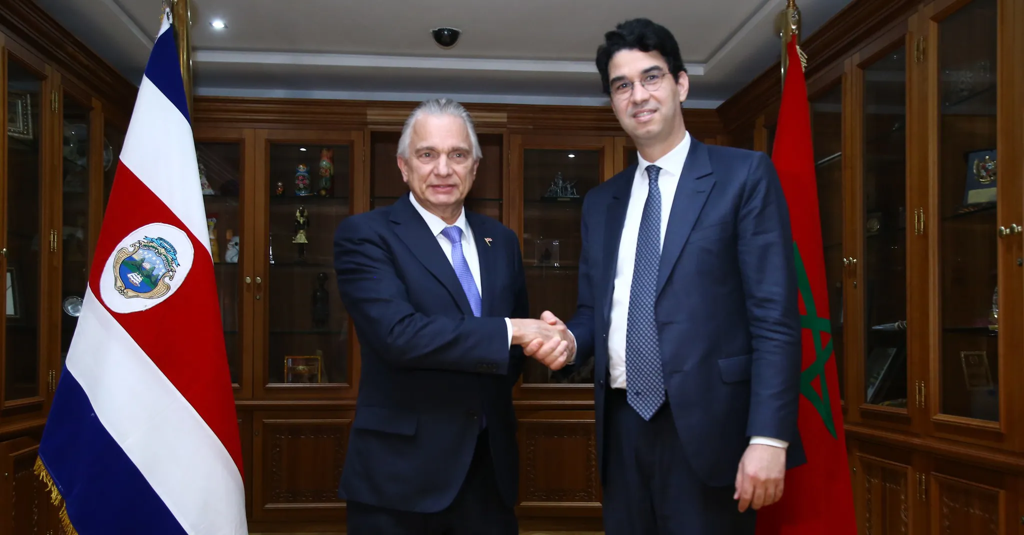 Vice President of the House of Representatives Engages in Talks with Costa Rican Foreign Minister