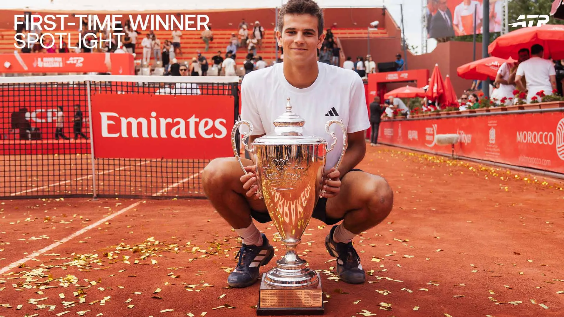 Rafael Jodar Celebrates His First ATP Tour Title in Marrakech