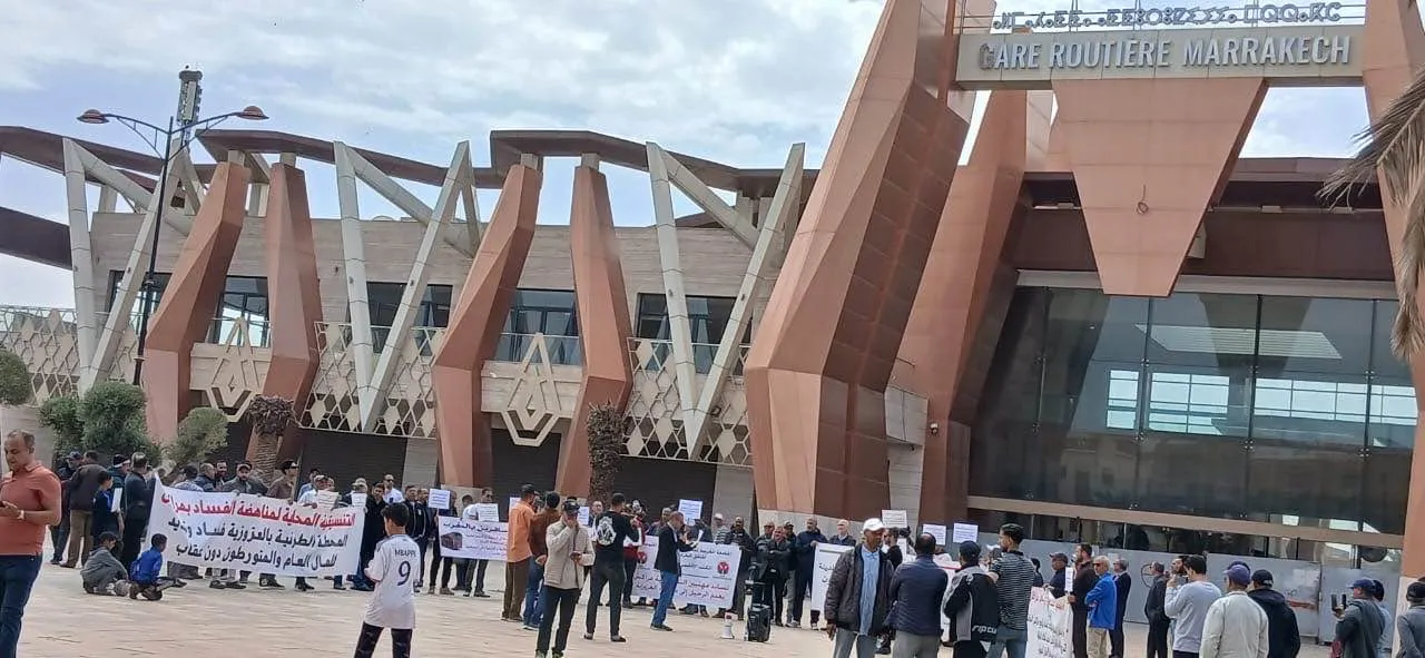 Protests Erupt in Marrakech Against Corruption at New Bus Station