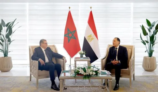 Akhannouch Engages in Talks with Egyptian Counterpart in Cairo