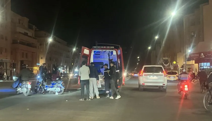 Woman Injured in Traffic Accident in Marrakech