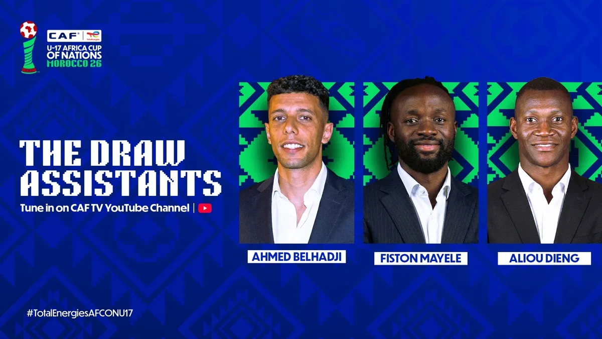Exciting Line-up for TotalEnergies CAF U-17 AFCON Morocco 2026 Final Draw