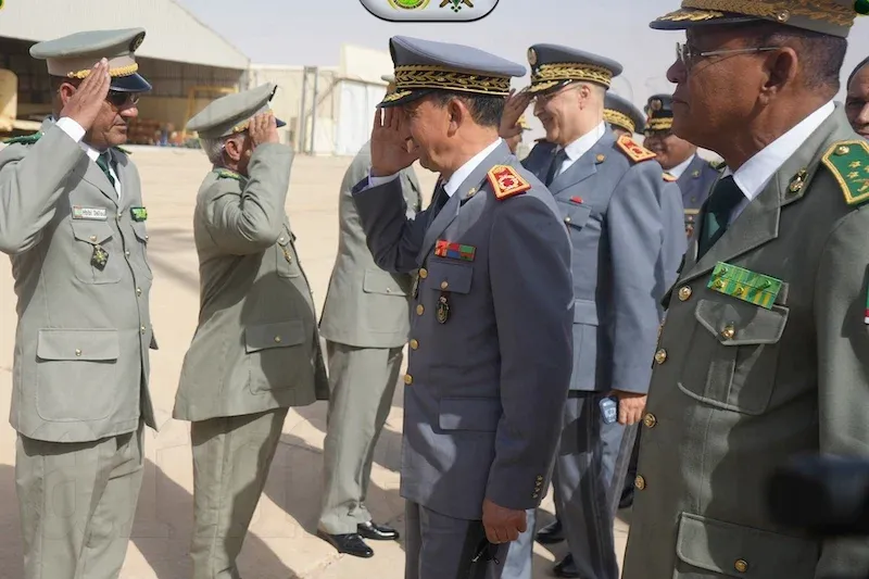 Strengthening Ties: Moroccan Military Delegation Visits Mauritania for Enhanced Cooperation