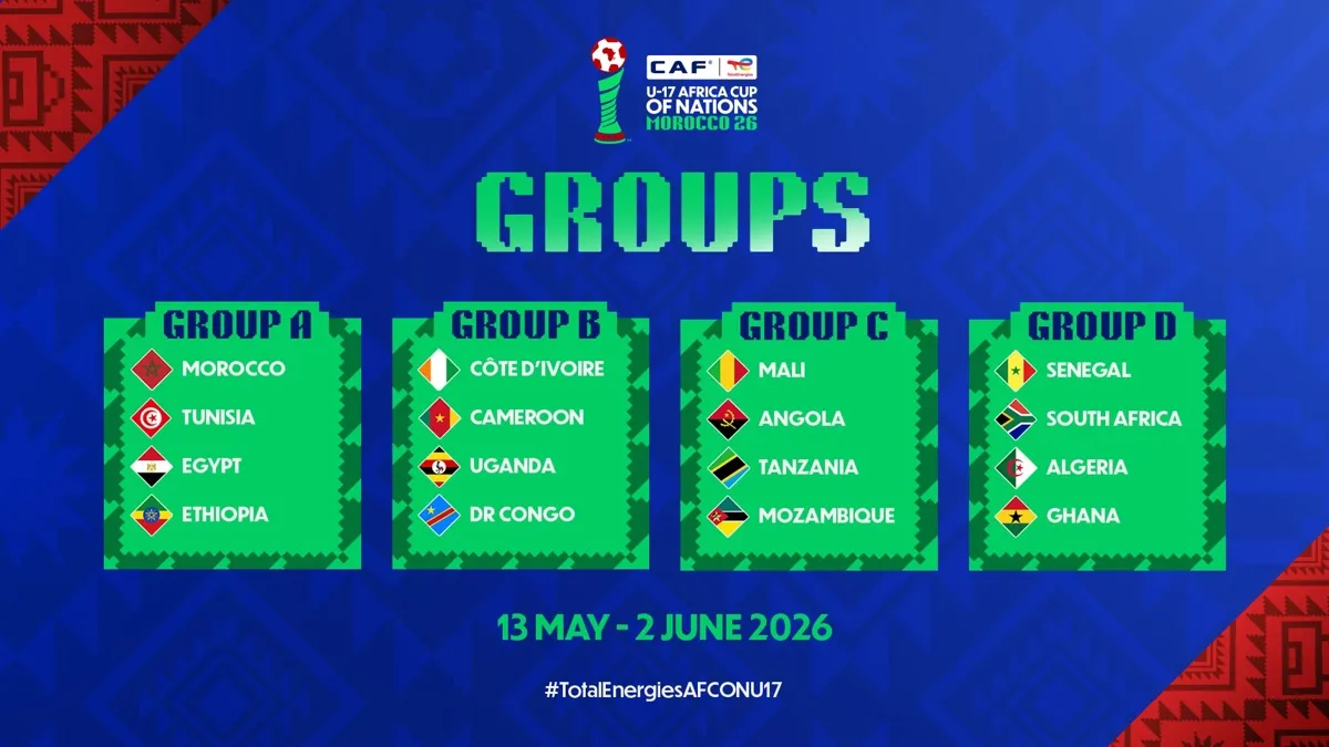 Exciting North African Clash in TotalEnergies CAF U-17 Africa Cup of Nations 2026