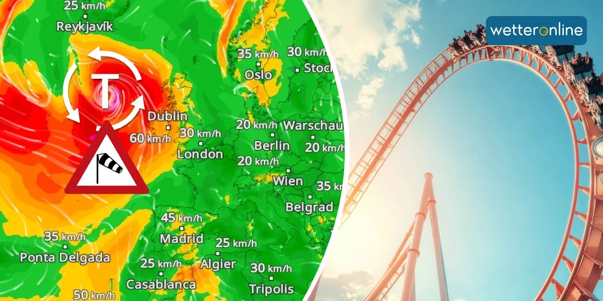 Europe Faces Dramatic Temperature Swings Amidst Atlantic Storm