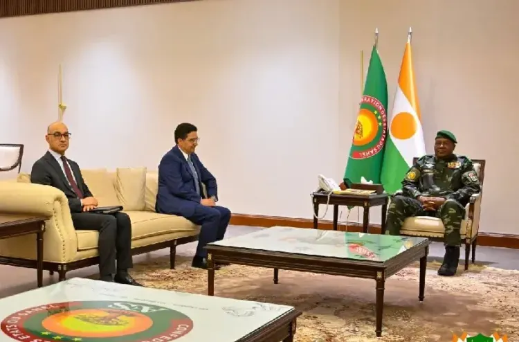 Niger's President Welcomes Moroccan Foreign Minister Nasser Bourita