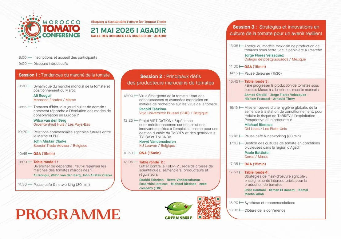 Unveiling the Official Program for the Morocco Tomato Conference 2026