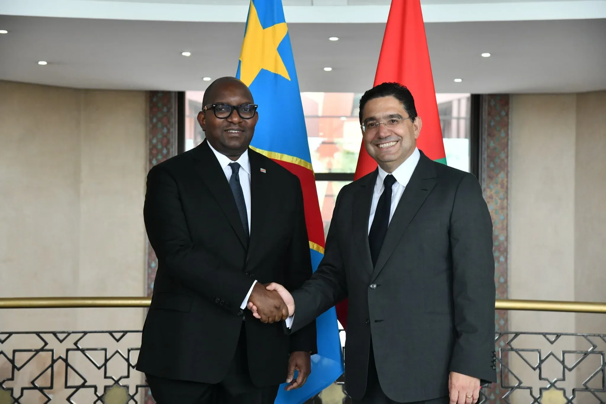 Morocco's Foreign Minister Welcomes Envoys from Zambia, DR Congo, and Burundi in Rabat