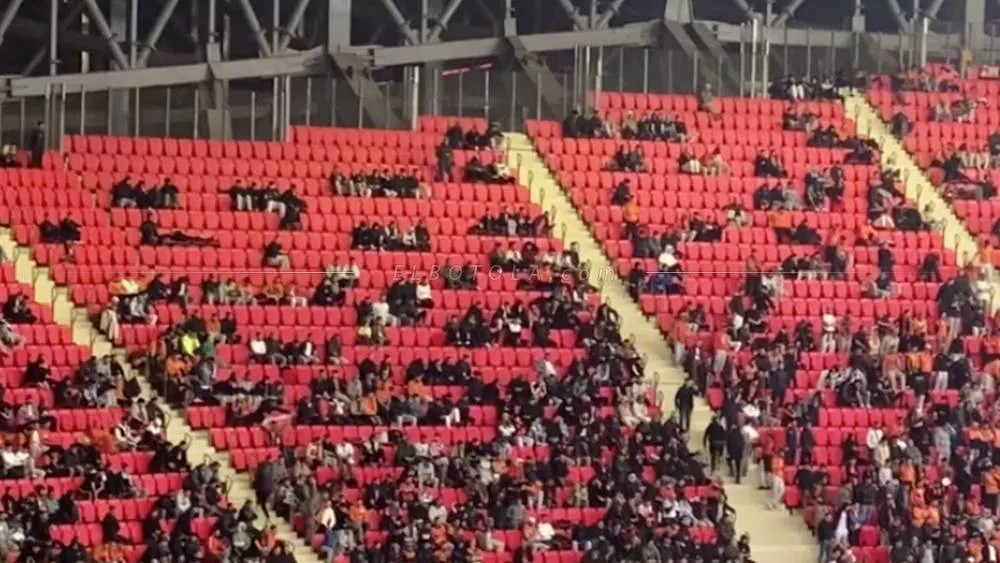 Excitement Surrounds Military Army Players as They Warm Up at Prince Moulay Abdellah Stadium
