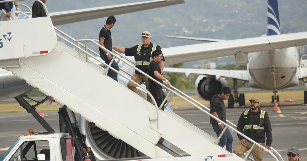 First Group of Deportees from the U.S. Arrives in Costa Rica Under New Immigration Agreement