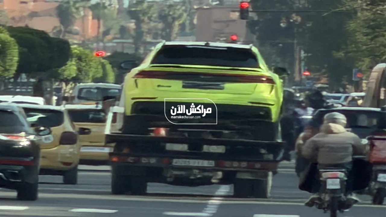 Luxury Vehicle Seized in Marrakech for License Plate Tampering