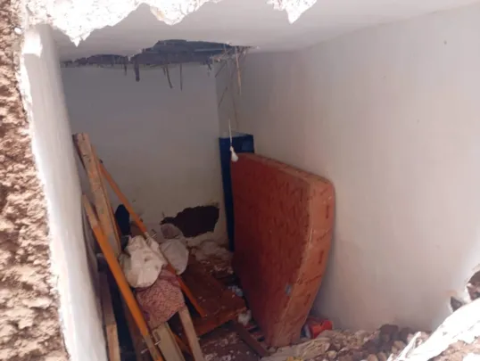 Partial House Collapse in Marrakech Due to Heavy Rainfall
