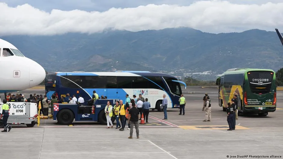 Costa Rica Welcomes First Flight of Deported Migrants from the U.S.