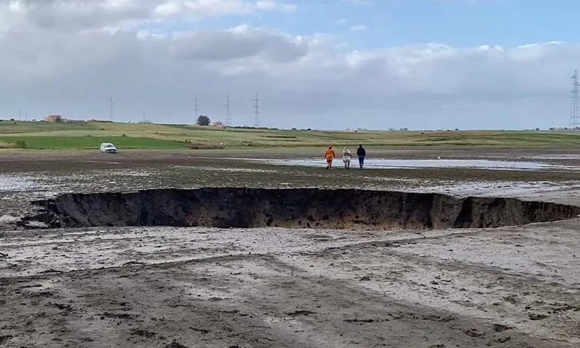 A Mysterious Pit Sparks Alarm in El Jadida
