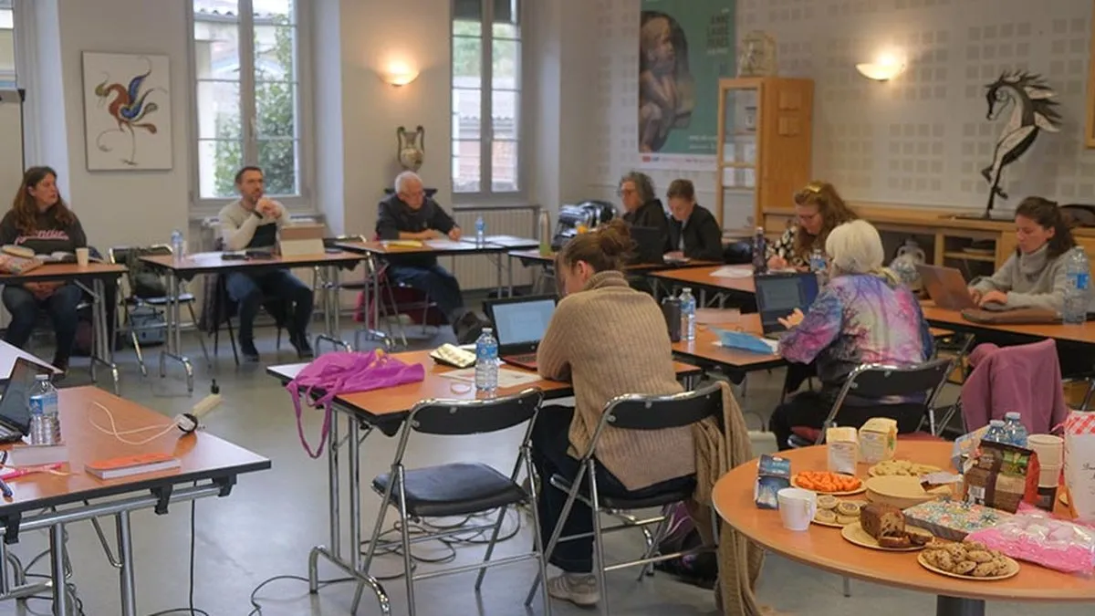 Martres-Tolosane Hosts France-Morocco Writing Marathon: A 7-Hour Short Story Challenge