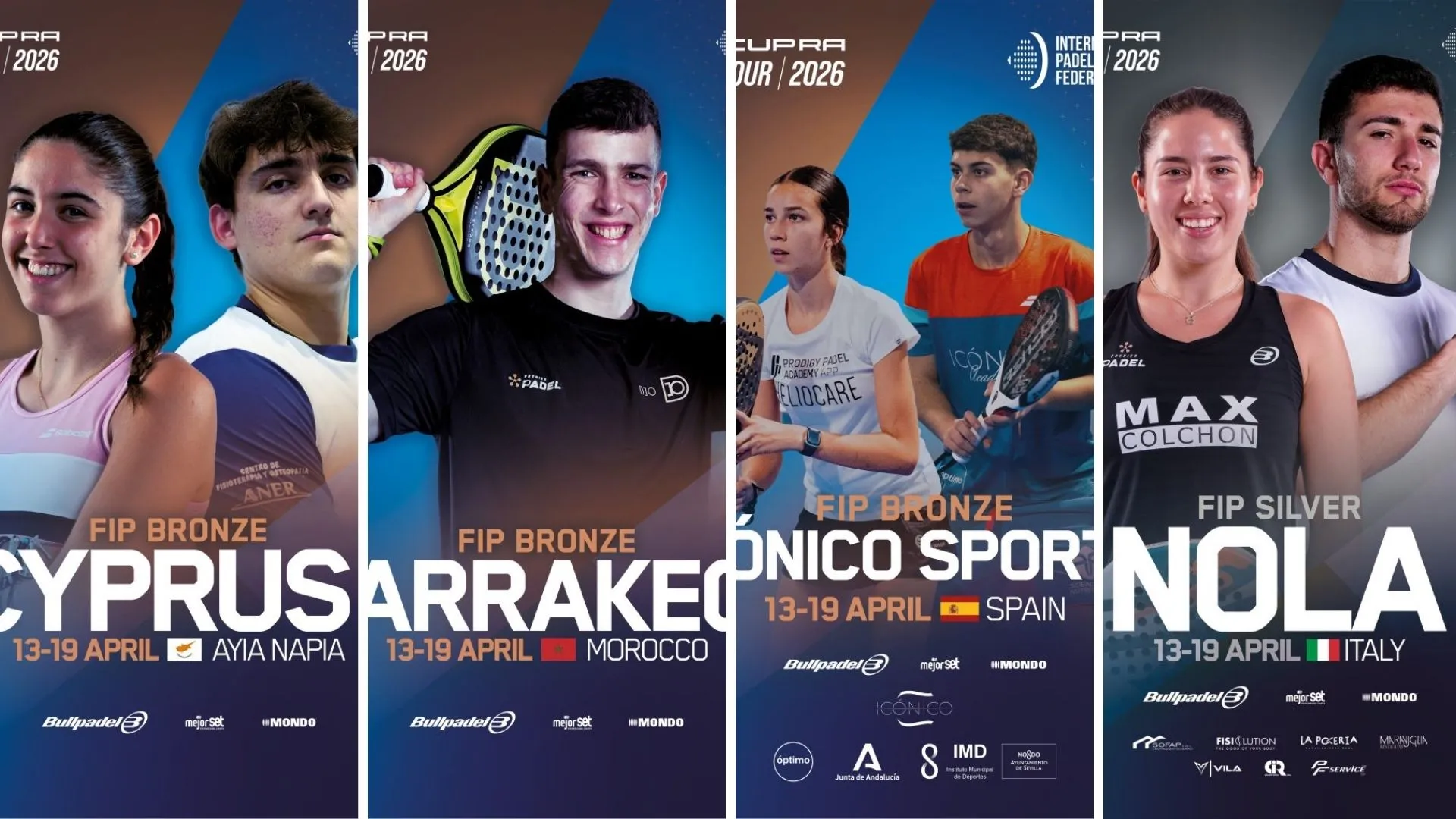 FIP Tour: An Exciting Week for French Players in Nola, Seville, Cyprus, and Marrakech
