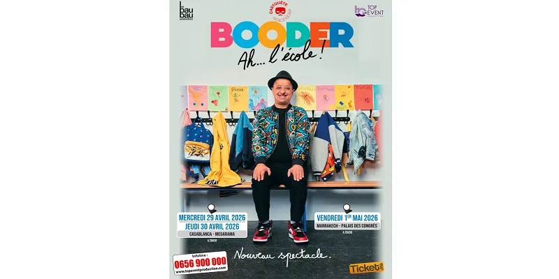 Booder's New Show Hits the Road: Upcoming Performances in Casablanca and Marrakech