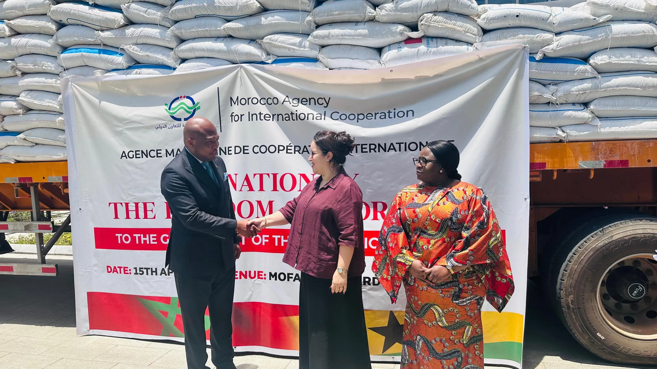 Morocco's Generous Fertilizer Donation Enhances Ghana's Agricultural Resilience