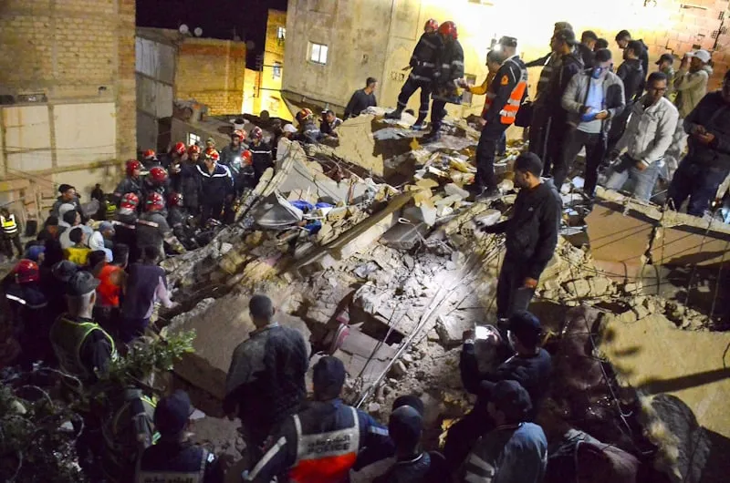 Moroccan Public Prosecutor Charges 21 Individuals Following Building Collapse, 8 Sent to Jail