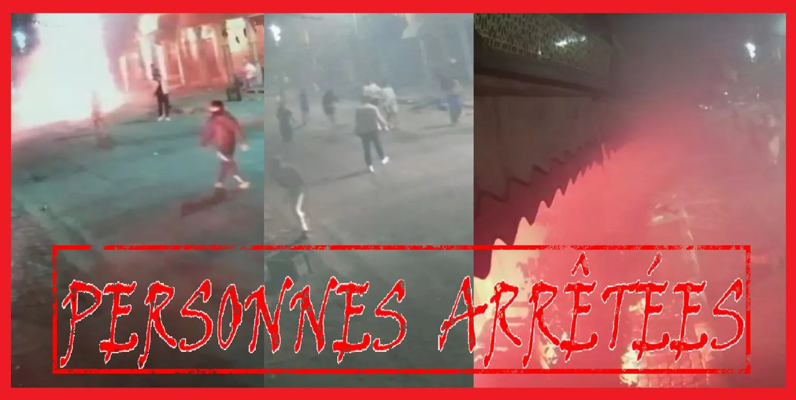 Marrakech Police Act Promptly Against Violent Incident Involving Stones and Fireworks