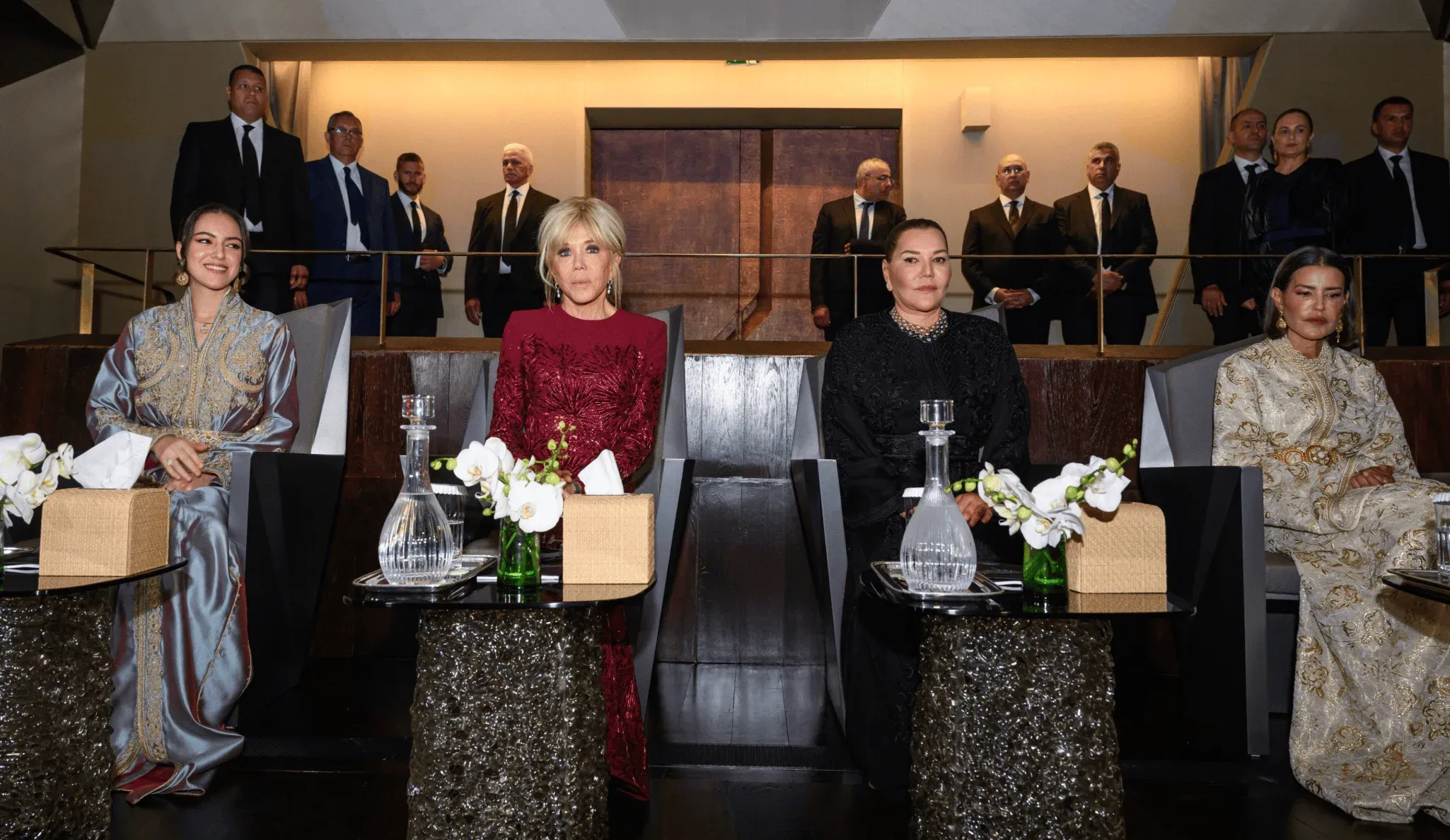 A Night of Culture: Princesses and Brigitte Macron Celebrate the Opening of Rabat's Royal Theatre