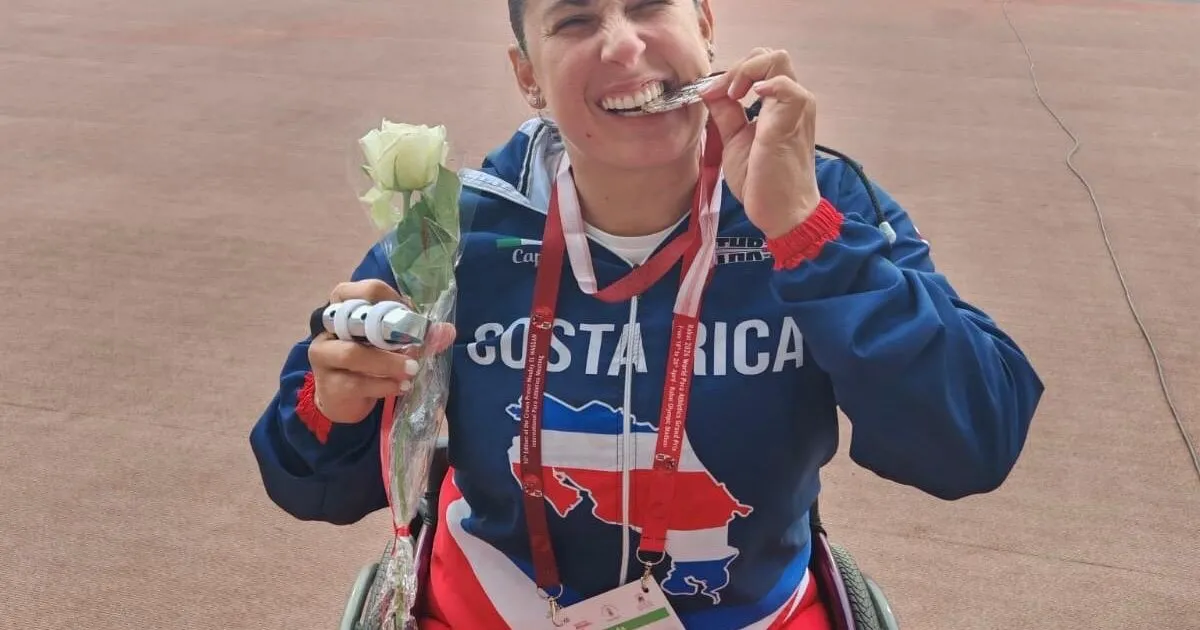 Costa Rican Para-Athlete Amalia Ortuño Secures Silver Medal and National Record in Morocco