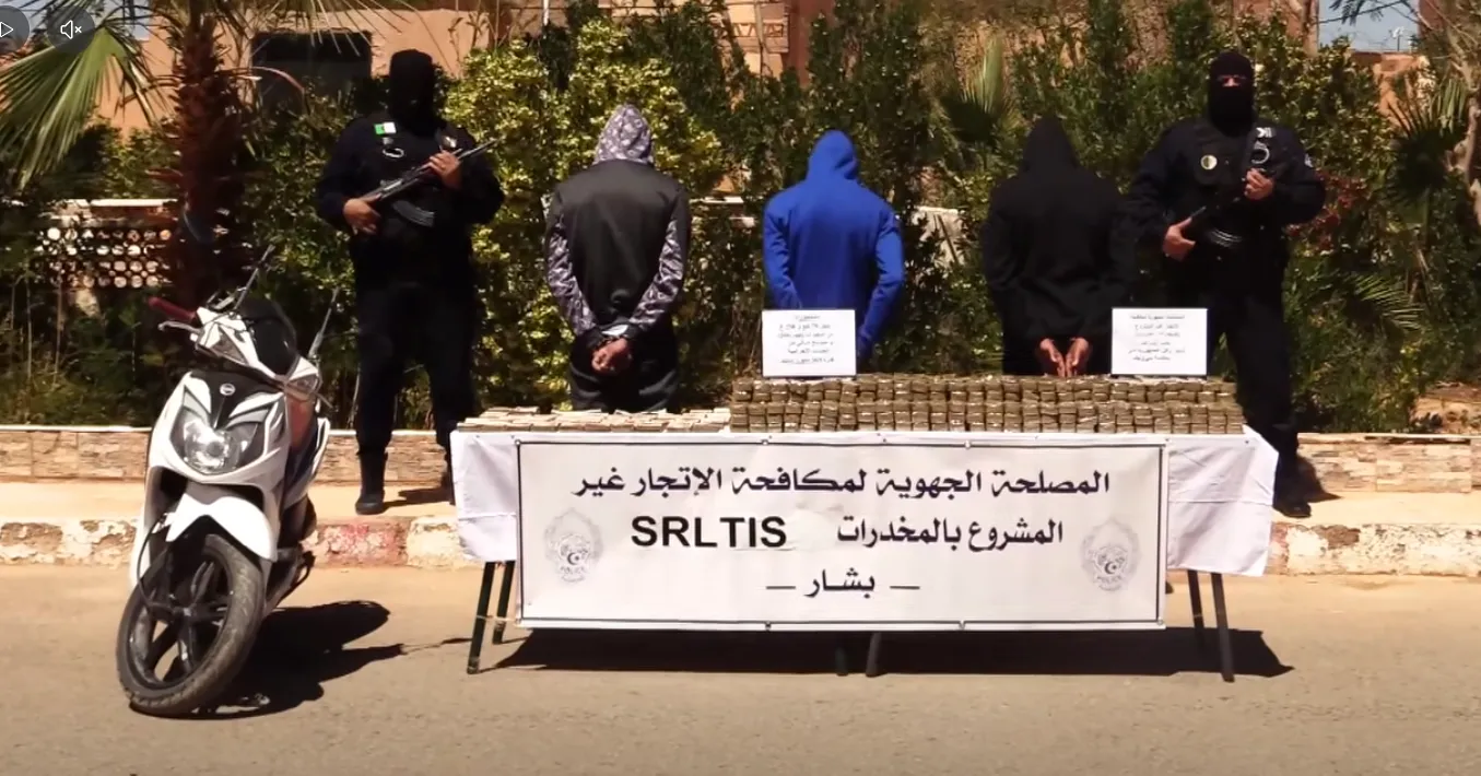 Seizure of 63 Kilograms of Moroccan Cannabis in Algeria