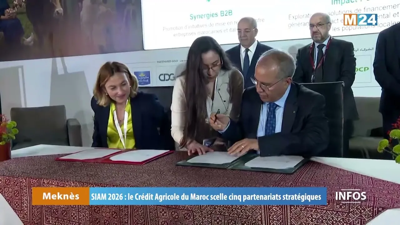 Crédit Agricole du Maroc Establishes Five Strategic Partnerships at SIAM 2026