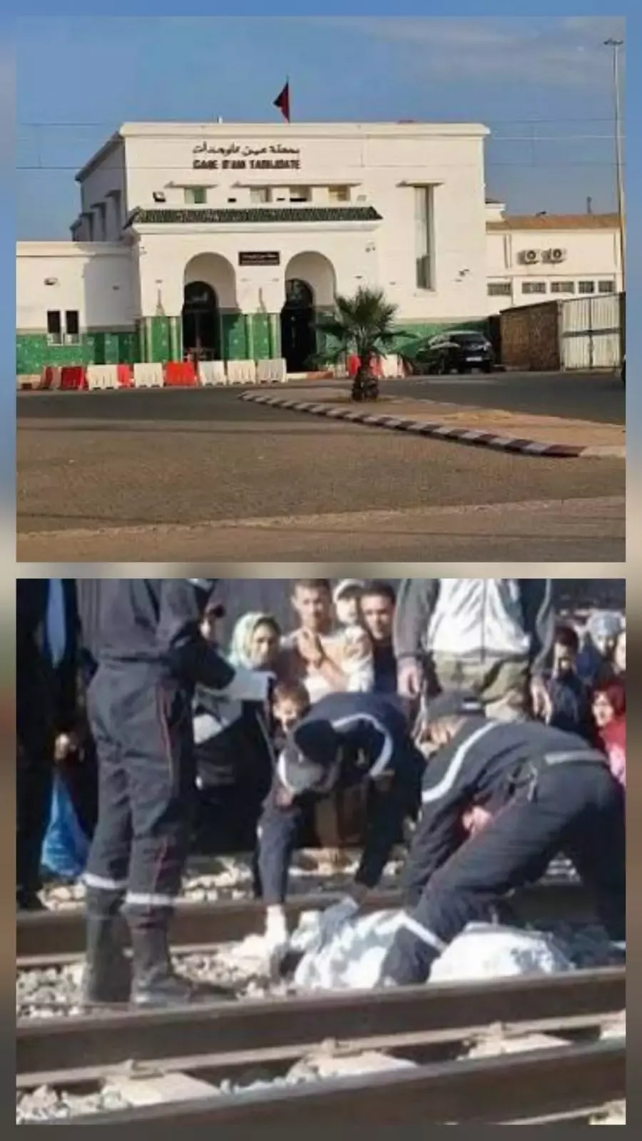 Tragic Incident in Ain Taoujdat: Young Man Dies After Falling from Train, Disrupting Travel Between Fez and Meknes