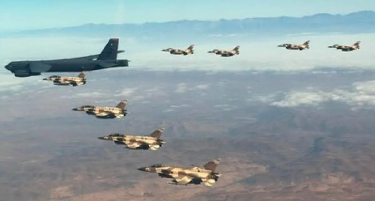 U.S. B-52 Bombers and Moroccan F-16s Showcase Military Might in African Lion 2026