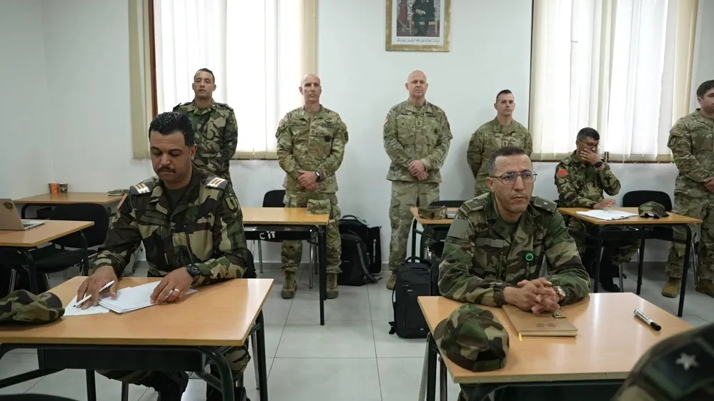 US Service Members Engage in Multinational Academics During African Lion 26