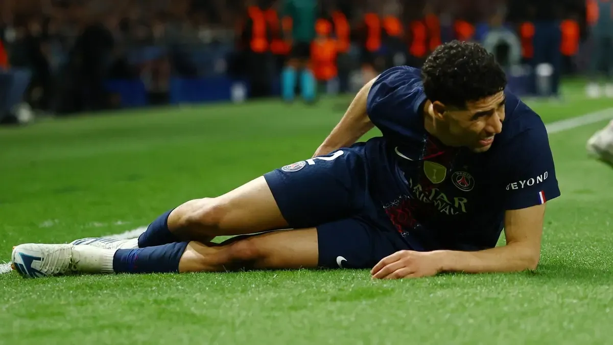Moroccan Concerns Rise as Achraf Hakimi Faces Weeks Out Due to Injury